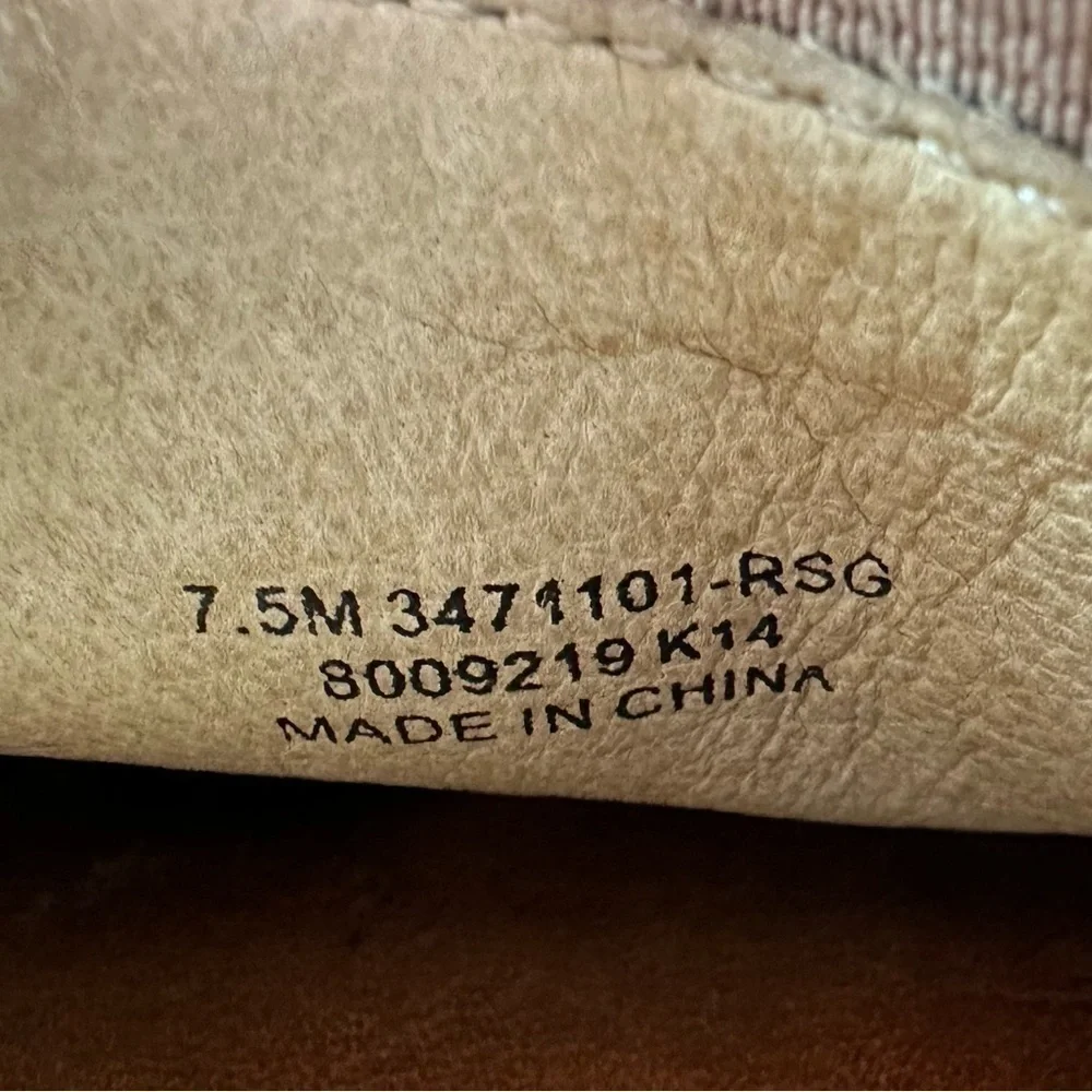 Frye Melanie Slip-On Flat Sneaker Rose Gold. Size 7.5 - Picture 8 of 8